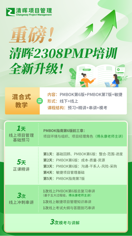 清晖2023年8月PMP培训成功开班