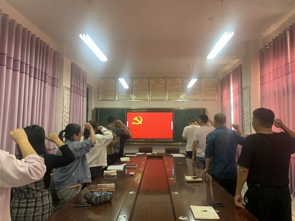 漯河市召陵区万金镇初级中学支部开展十一月份主题党日活动